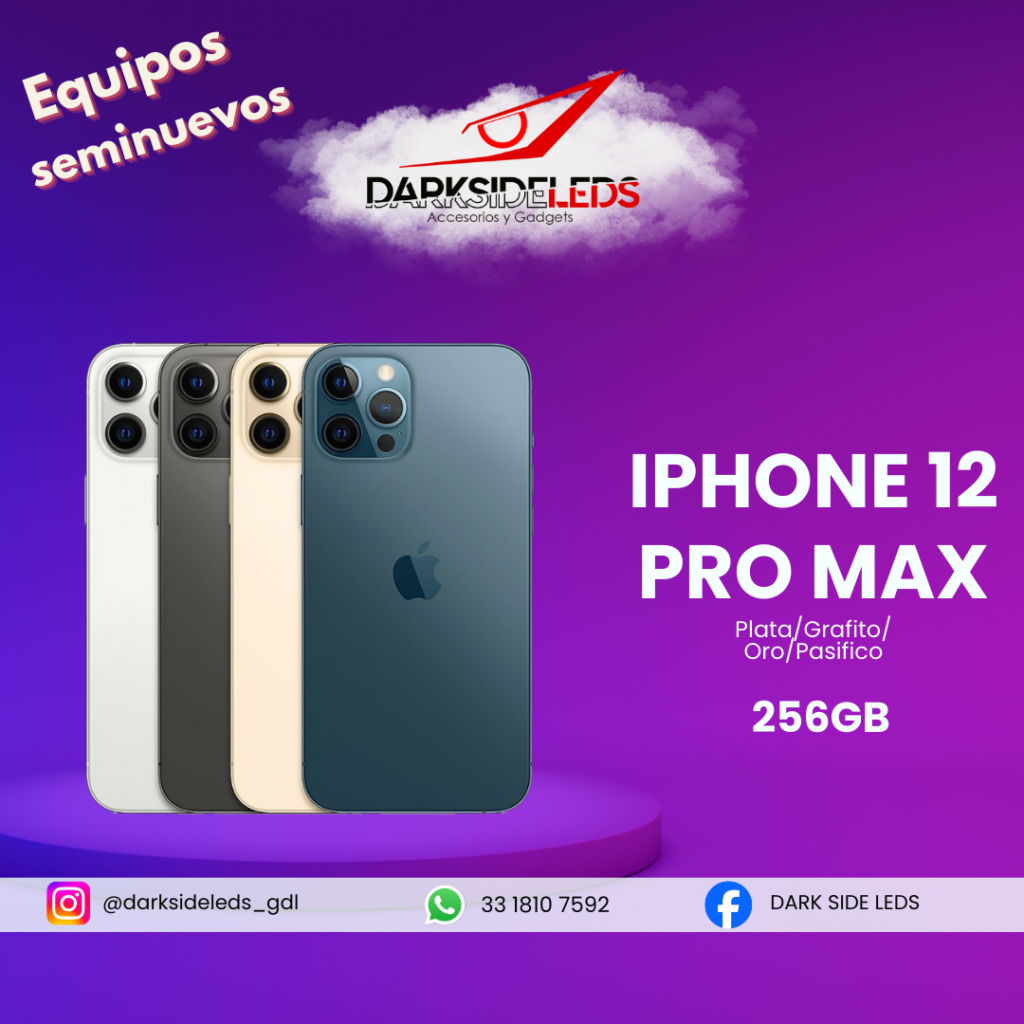 iPhone 12 Pro Max 256gb, seminuevo