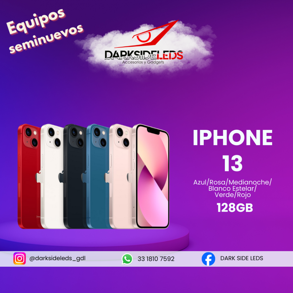 iPhone 13 128gb, seminuevo