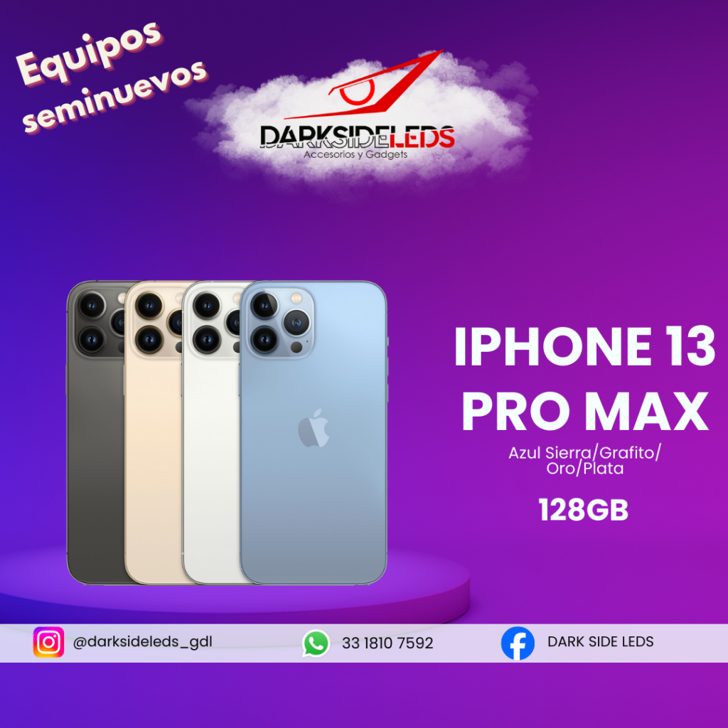 iPhone 13 Pro Max 128gb, seminuevo