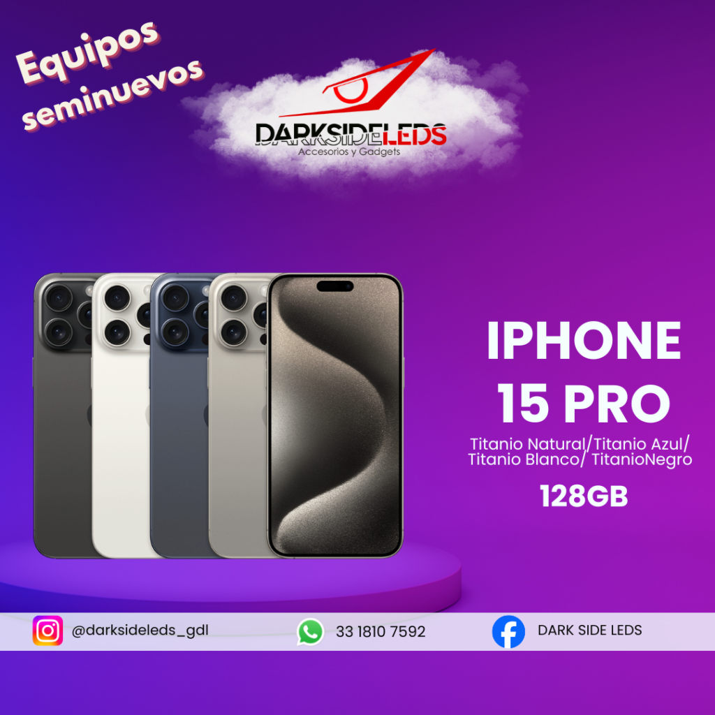 iPhone 15 Pro 128gb, seminuevo