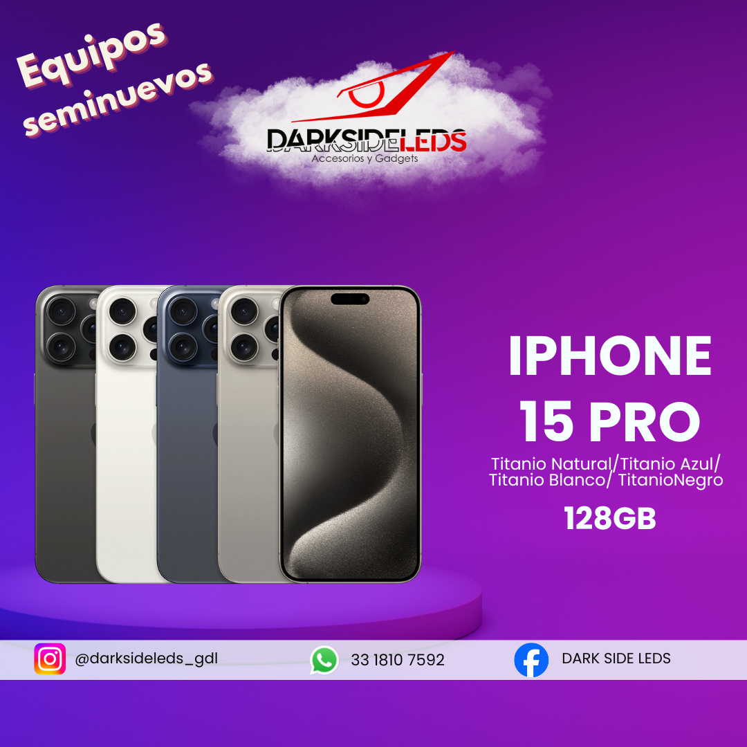iPhone 15 Pro 128gb, seminuevo