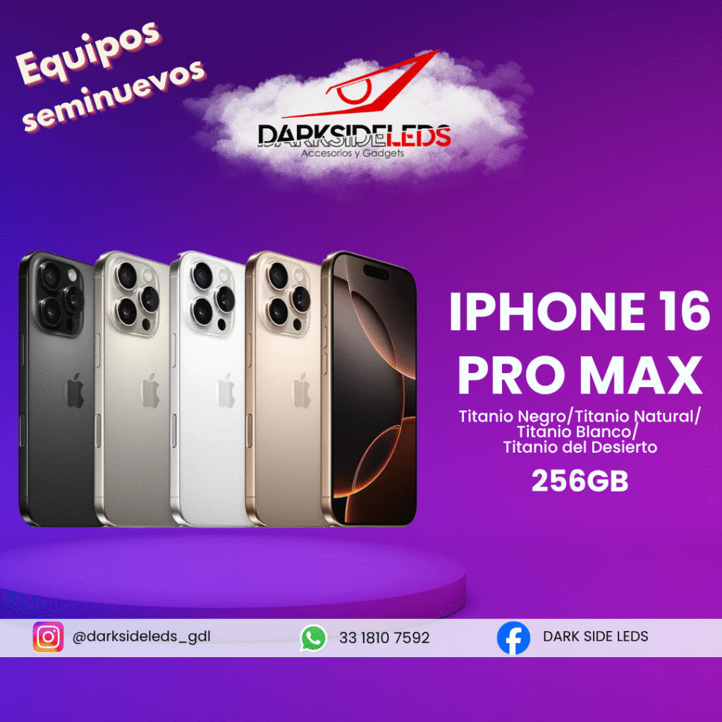 iPhone 16 Pro Max 256gb, seminuevo