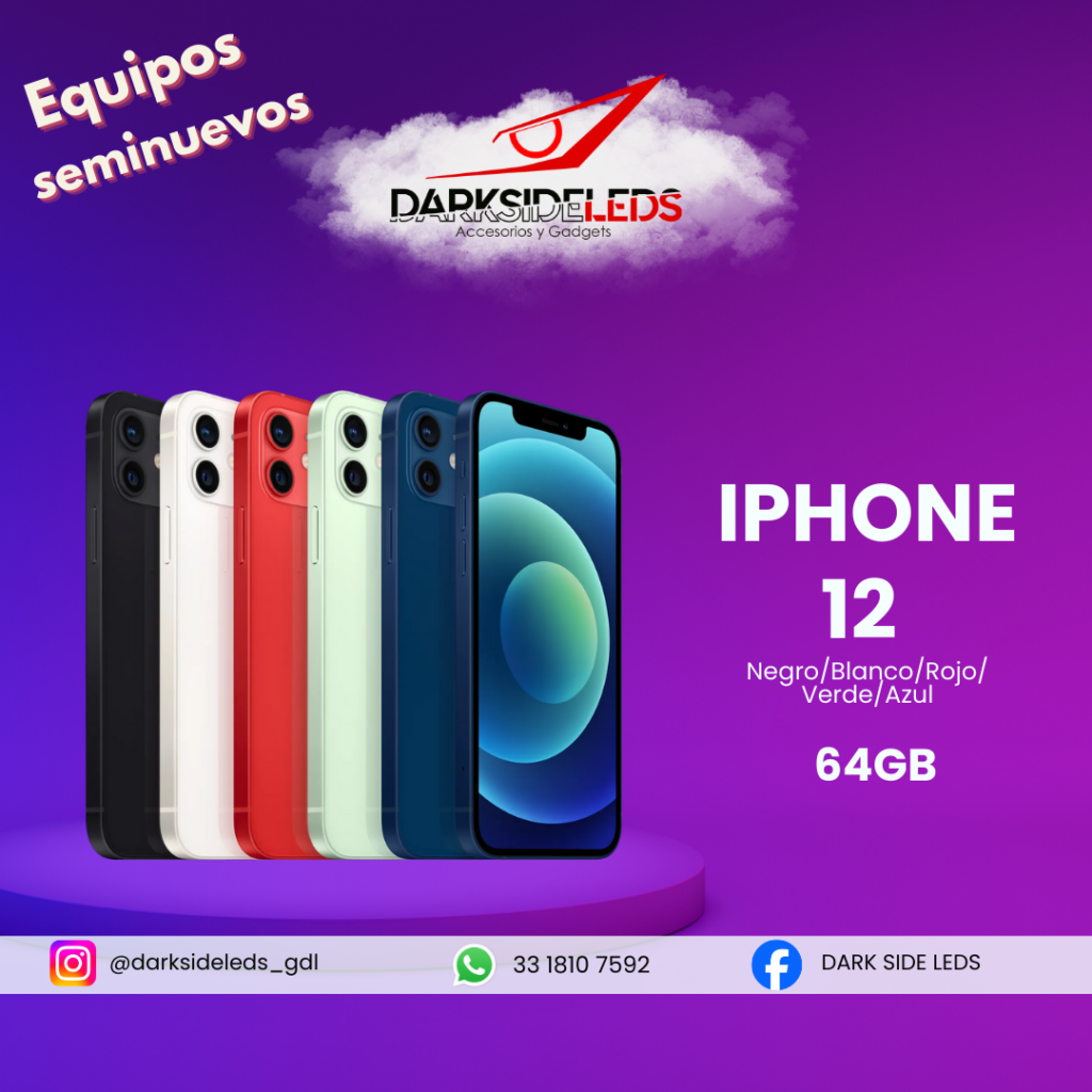 iPhone 12 64gb, seminuevo
