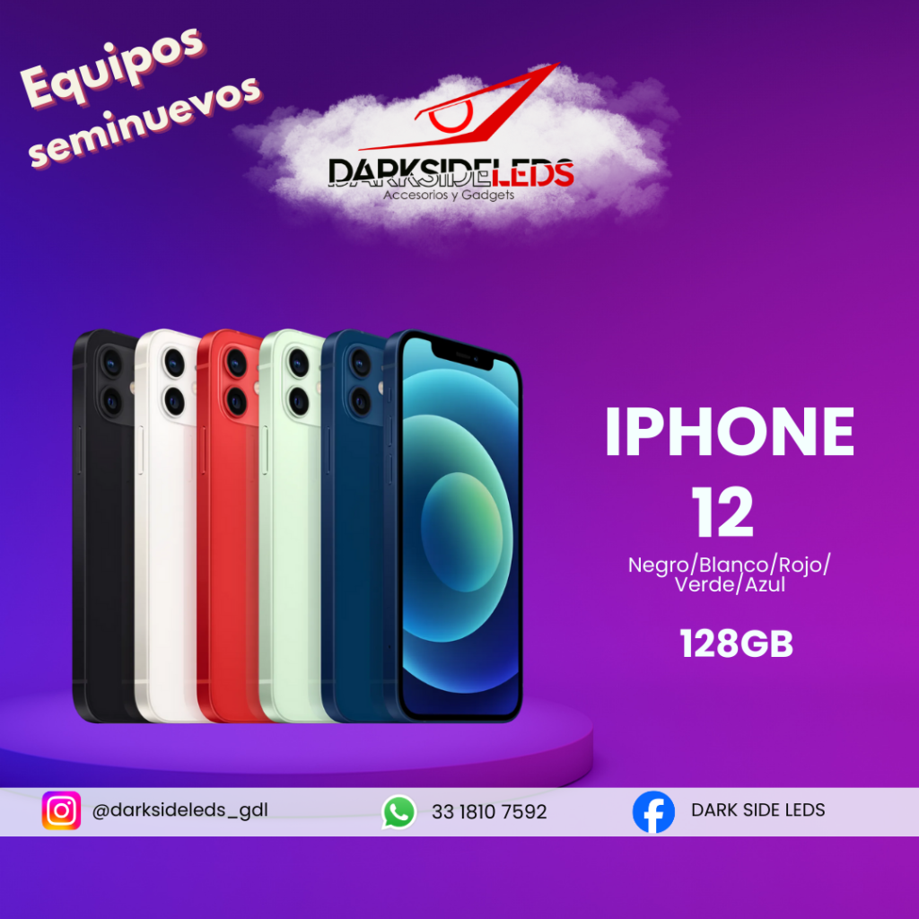 iPhone 12 128gb, seminuevo