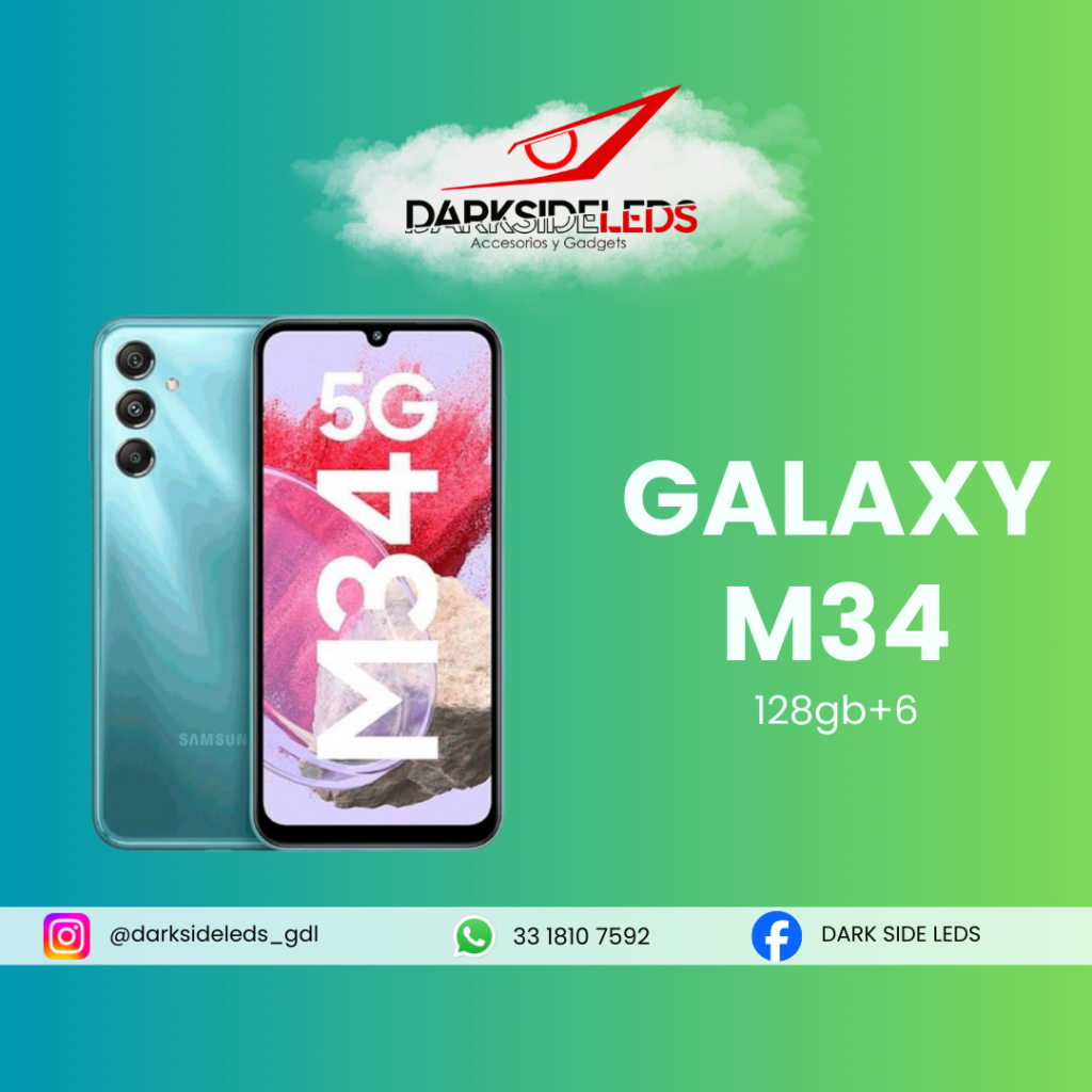 M34 128gb 6 RAM, nuevo