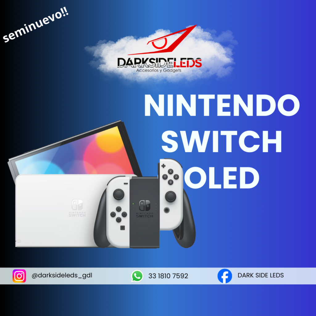 Nintendo Switch Oled Neon, seminueva