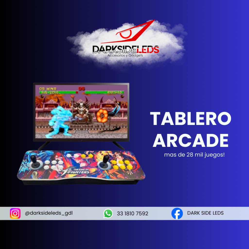 Tablero Arcade, 28 mil juegos retro
