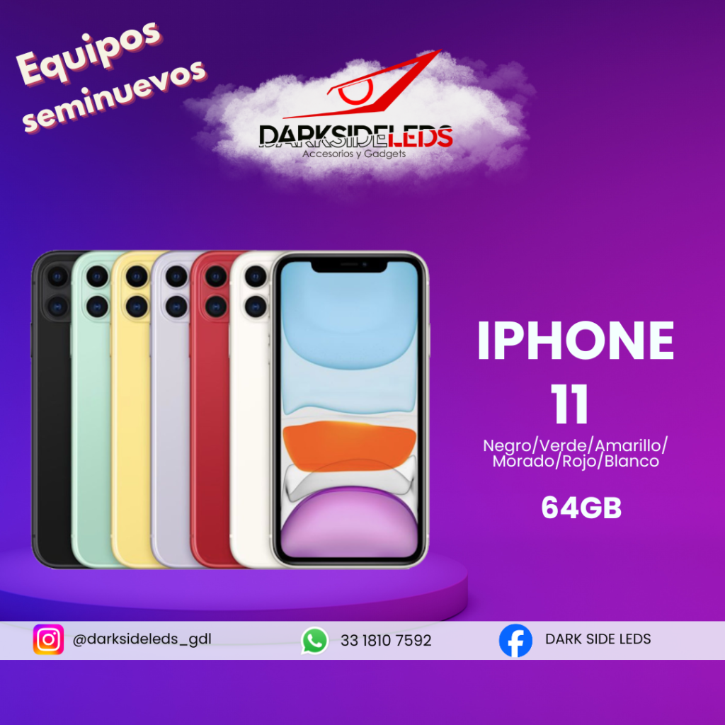 iPhone 11 64 gb, seminuevo