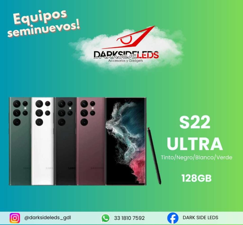 S22 Ultra 128gb, seminuevo